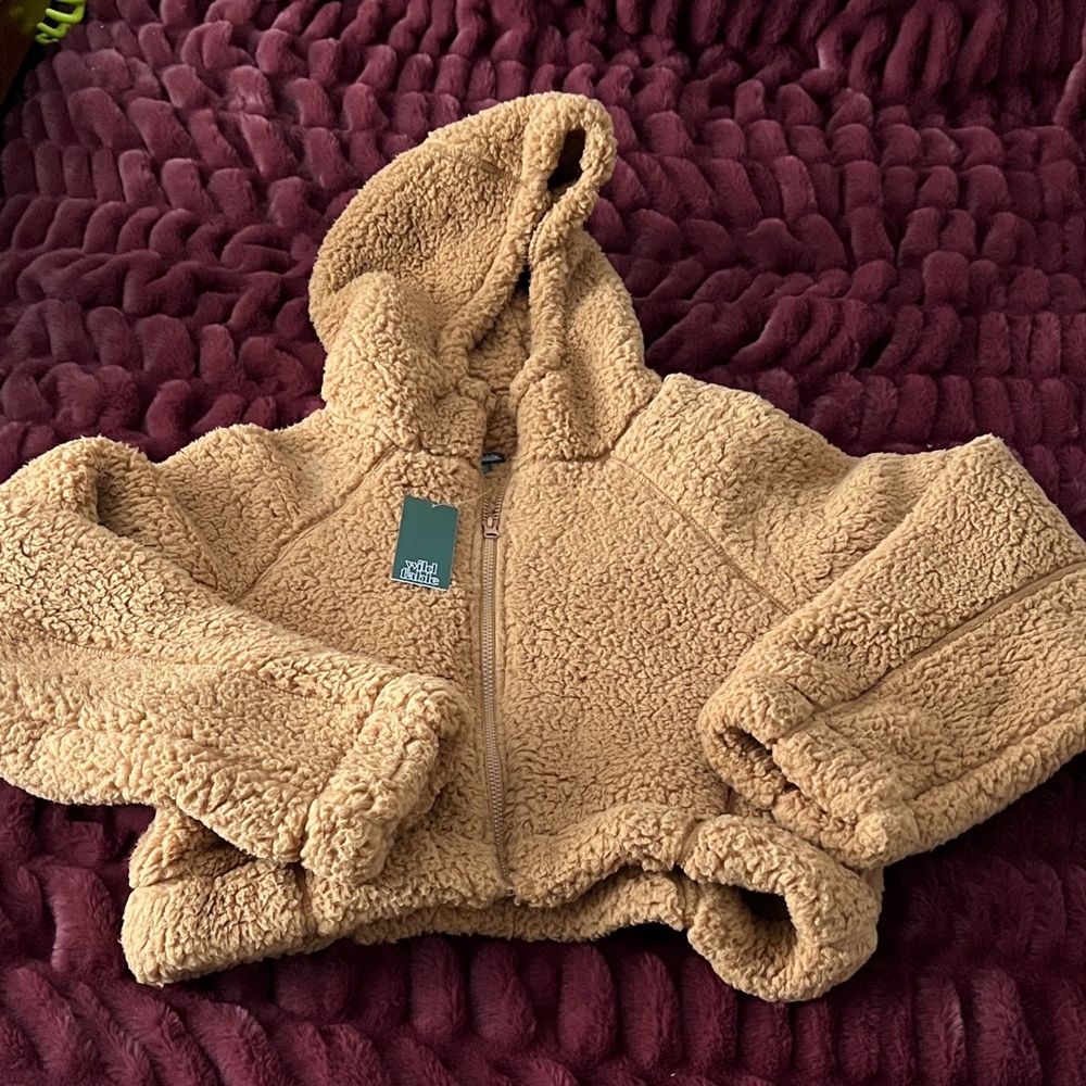Wild Fable Tan Zip-Up Jacket